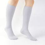 Stödstrumpa Bomull Ljusgrå - Rehlex